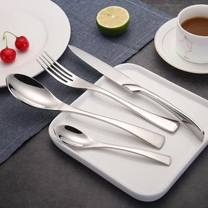 Stainless steel cutlery <b>set</b> mirror polish finish sturdy construction ideal for everyday dining kitchen use and special occasions - Product Image 5