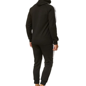 ชุดวอร์มผู้ชายสำหรับฤดูหนาว ผ้าโพลีเอสเตอร์/คอตตอน ระบายอากาศ กันลม ซับเหงื่อ ดีไซน์ทันสมัย เหมาะสำหรับวิ่งแบบสบายๆ  สามารถปรับแต่งสีและโลโก้ได้ - Product Image 4