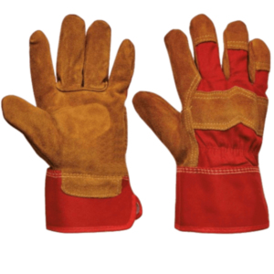 Top Grade Heavy Duty Cowhide Split Leather Work <b>Gloves</b> CE Certified 11 oz Thickness Personal Protective Abrasion Safety <b>Gloves</b> - Product Image 6