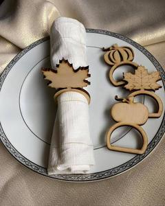 Laser cut new wooden mdf custom design and <b>names</b> napkin <b>ring</b> table top decoration here top trendy - Product Image 1
