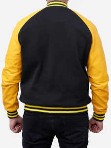 Chaqueta Varsity Personalizada de Talla Grande para Hombre, Chaqueta Deportiva con Letras Bordadas y Materiales de Alta Calidad - Product Image 2