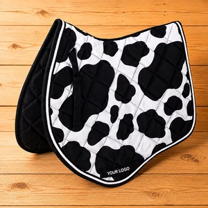 Kit complet de tapis de selle personnalisé pour cheval, sublimé, respirant, séchage rapide, pour le saut d'obstacles, avec voile anti-mouches et bandages de jambe, équipement de sport équestre d'extérieur - Product Image 6