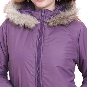 Women's Winter Parka Jacket Zipper Faux <b>Fur</b> Collar Thick Padded Dropshipping Fashion Thickened <b>Coat</b> Streetwear OEM - Product Image 5