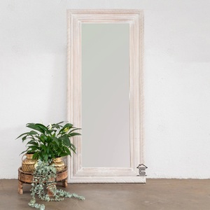 Premium Wooden <b>Wall</b> <b>Mirror</b> Contemporary Full Length Design Luxury Dressing Accent for Modern Interiors - Product Image 4