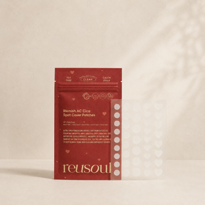 แผ่นปิดรอยสิว Reusoul Hydrocolloid Collagen Blemish AC Cica Spot Cover Patches บำรุงผิว ลดรอยสิว แผ่นไฮโดรเจลรูปวงกลม 41 แผ่น สำหรับทุกสภาพผิว - Product Image 1