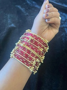 Ladies Fashion kashmiri <b>Bangles</b> <b>Set</b> Stylish <b>Bangles</b> Trendy Stackable <b>Bangles</b> Women Wrist Accessories Daily Wear Fashion Jewelry - Product Image 4