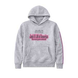Sudadera con capucha para jóvenes Jack and Jill, color gris, con estampado gráfico You Are The Future, sudadera con capucha elegante para niños, sudadera juvenil cómoda y moderna - Product Image 1