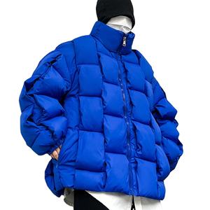 2025 hiver doux veste hommes mode classique col coupe-vent chaud vers le bas coton rembourré manteau mâle décontracté épaissi bouffant veste - Product Image 1