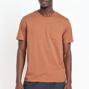 เสื้อยืดผู้ชายผ้าฝ้ายธรรมดา ผลิตในปากีสถาน บริการ OEM ขายส่งเสื้อยืดผู้ชายราคาถูก ระบายอากาศได้ดี เป็นมิตรต่อสิ่งแวดล้อม - Product Image 1