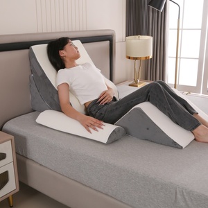 Juego de almohadas ortopédicas en forma de cuña para cama, espuma viscoelástica para aliviar el dolor de espalda y piernas despu - Product Image 3