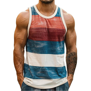 Tank Tops <b>Men</b> 100% Cotton Solid Vest Male Breathable Sleeveless Tops Slim Casual Gym Running Comfortable Undershirt <b>Men's</b> - Product Image 4