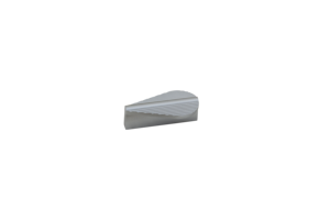 Poignée en aluminium cannelée en forme de toucan, finition PVD Or Rose, PVD Or, Noir Soie, pour quincaillerie de meuble - Product Image 4