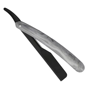มีดโกนโกนหนวดด้ามจับพลาสติกมีดโกนโกนหนวดแบบตรงผลิตจากสเตนเลส - Product Image 5