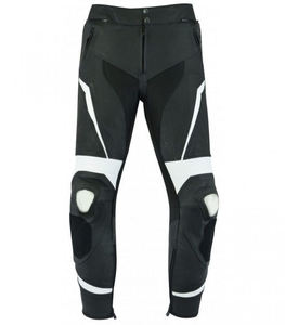 Pantalon de moto en cuir sur mesure pour l'hiver, grande taille, pour hommes et femmes, avec protection CE, prêt pour la piste - Product Image 1