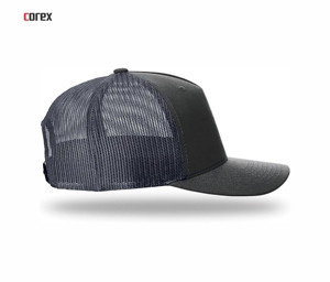 Dark Blue 5-Panel Trucker <b>Hat</b> Breathable Waterproof Mesh Sporty Fashion Adjustable Unisex Outdoor Spring <b>Summer</b> - Product Image 4