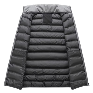 Gilets imperméables pour hommes, vestes décontractées sans manches pour l'automne, gilets chauds et épais pour l'hiver - Product Image 6