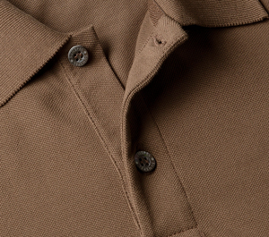 Polo pour homme certifié Oeko-Tex, anti-boulochage, piqué, de haute qualité, uni, écologique, en coton biologique, manches courtes, décontracté - Product Image 4