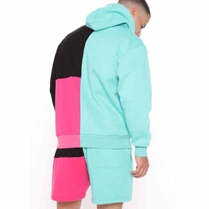 2026 Custom Windbreaker <b>Short</b> Set Color Blocks Hooded <b>Jacket</b> and <b>Shorts</b> Two Piece Set Casual Wear Pakistan Made <b>Short</b> Set - Product Image 6