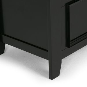 Amherst Black <b>Entryway</b> Storage <b>Bench</b> - Product Image 4