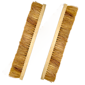Whole Sale Jumbo Natural Coconut Fiber Durable Heavy Duty Eco-Friendly Household Cleaning <b>Brush</b> Wooden Base Handle <b>Scrub</b> Tools - Product Image 1