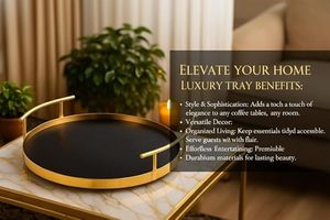 Premium Stainless Steel Round Serving <b>Tray</b> Elegant <b>Mirror</b> Finish Multipurpose Serving Platter for Home Hotel Restaurant Use - Product Image 4