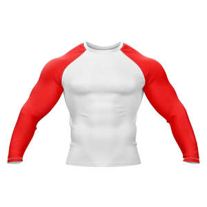 Wholesale Prices Good Selling Solid Color Premium Men Rash Guards Latest Design Sublimation Printed Fitness Wear Men Rash Guard - Product Image 1