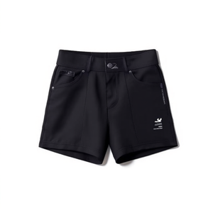Shorts de Cintura Media para Mujer, Talla Grande, de Algodón y Lino, con Logotipo y Bolsillos Decorativos, para Yoga - Product Image 3