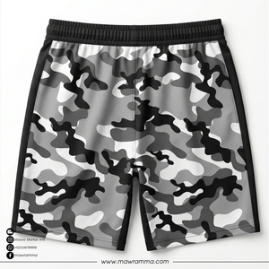 Pantalones Cortos MAWRA MMA con Estampado de Camuflaje, Secado Rápido, Unisex, para Adultos, Ropa de Artes Marciales Mixtas, Corte Regular, Impresión por Sublimación - Product Image 4