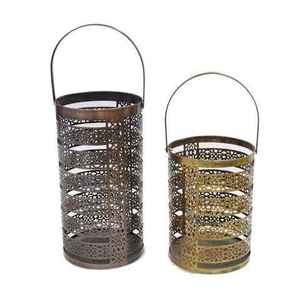 Support de bougie en fer avec base en marbre - Décoration d'intérieur artisanale, durable et écologique - Product Image 2