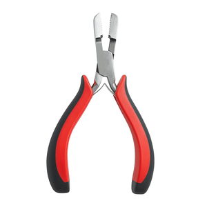 Pince de retrait pour extensions capillaires à kératine, fixation forte, en acier inoxydable de qualité chirurgicale, élimine efficacement les micro-anneaux de kératine, noire - Product Image 1