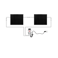 800W fleksibel sistem Panel surya balkon PV 800W Balcony Photovoltaikanla untuk balkon sistem energi surya