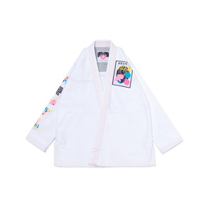 Kimono de Jiu Jitsu Brasileño Personalizado, Transpirable, Ligero, 100% Algodón, Tejido Perla de Alta Densidad 450550, Marca Privada OEM, Envío Rápido - Product Image 4