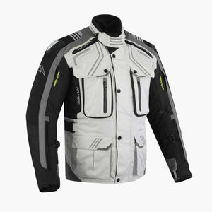 Veste de moto en cuir pour homme FIKEZ INTERNATIONAL, homologuée CE, imperméable, respirante, toutes saisons - Product Image 1