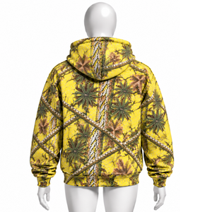 Yellow Winter <b>Zip</b> <b>Hoodie</b> Mens Casual Outdoor Drawstring Front <b>Pockets</b> Warm Fleece Quick Dry Breathable Everyday Streetwear - Product Image 2