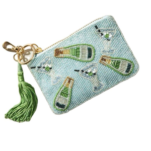 Portefeuille brodé de perles, pochette à monnaie Sweet Grenadine, fait main, MD HANDICRAFTS, couleurs mélangées classiques, possibilité de choisir - Product Image 2