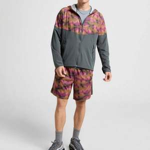 Veste coupe-vent de sport pour homme de haute qualité, légère, avec capuche réglable, veste de jogging - Product Image 6