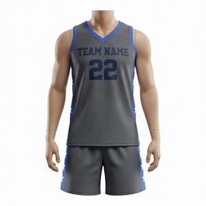 Maillot de basket-ball personnalisé de haute qualité, respirant et anti-humidité, uniforme d'équipe de basket-ball pour les clubs, les écoles et les ligues - Product Image 1