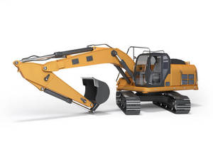 Excavatrice sur chenilles jaune avec bras hydraulique, godet de 0,12 m, puissance de 120 kW, type chenillé robuste pour le creusement et le chargement en construction - Product Image 6
