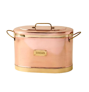 Boîte à pain peinte à la main, nouveau style, boîte de rangement pour pain en étain pour cuisine, boîte de rangement pour pain extra large de style farmhouse - Product Image 5