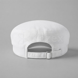 Gorro de Marinero Informal para Exteriores, Ligero, de Poliéster/Algodón, Estilo Uniforme Blanco para Eventos, Ceremonias y Desfiles, de Moda - Product Image 2