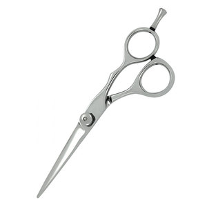 Premium German Stainless Steel Right-Handed <b>Barber</b> Scissors Silver Hair Cutting Shears Professional Sharp <b>Blade</b> Medium Scissors - Product Image 3