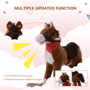Cavallo a dondolo in legno per bambini - Product Image 3