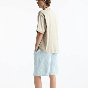 เสื้อยืดผู้ชายแบบสั่งทำพิเศษ เนื้อผ้าหนา 100% คอตตอน ทรงบ็อกซี่ ไหล่ตก ผ้าไม่ยับ แห้งเร็ว คุณภาพสูง - Product Image 6