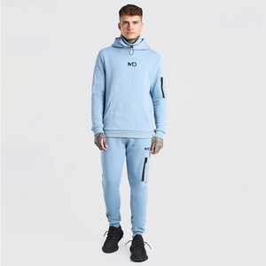 High Quality Custom Cotton Polyester Customized <b>Tracksuit</b> Streetwear Premium <b>Tracksuit</b> Set Sweat Suits 400gsm Hoodie Set For Men - Product Image 1