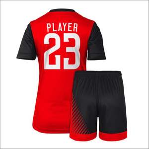 Uniforme de Fútbol Personalizado con MOQ Bajo, Tela 100% Poliéster, Impresión por Sublimación, Tallas Grandes, Antibacteriano, Transpirable, Alta Calidad - Product Image 4