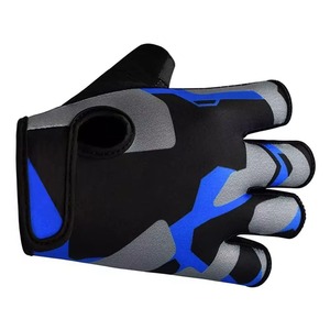 Active Foam Padded Sublimation Cycling Gloves Wear Resistant Graphic Print Biking Men Women Wholesale Printed Cycling Gloves - Product Image 5