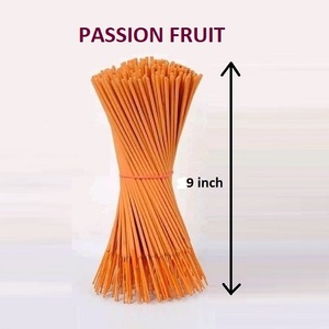 Bâtonnets d'encens au fruit de la passion naturel approvisionnement en gros au premier prix bâtonnets d'encens indiens en gros (orange) - Product Image 1