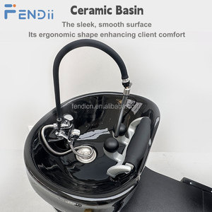 Muebles de salón de belleza de lujo ajustables eléctricos, silla de champú <span class=keywords><strong>para</strong></span> peluquería, cama de Spa <span class=keywords><strong>para</strong></span> barbería - Product Image 5