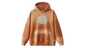 Hoodie surdimensionné personnalisé rose en coton French Terry avec poche avant, impression par transfert thermique, unisexe, décontracté, fabricant de hoodies - Product Image 3