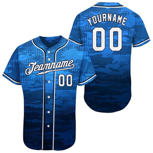 Custom Split Baseball Jersey Men's Fashion Team Shirt Breathable <b>Athletic</b> Sportswear Player Name 100% Polyester Factory - Product Image 2